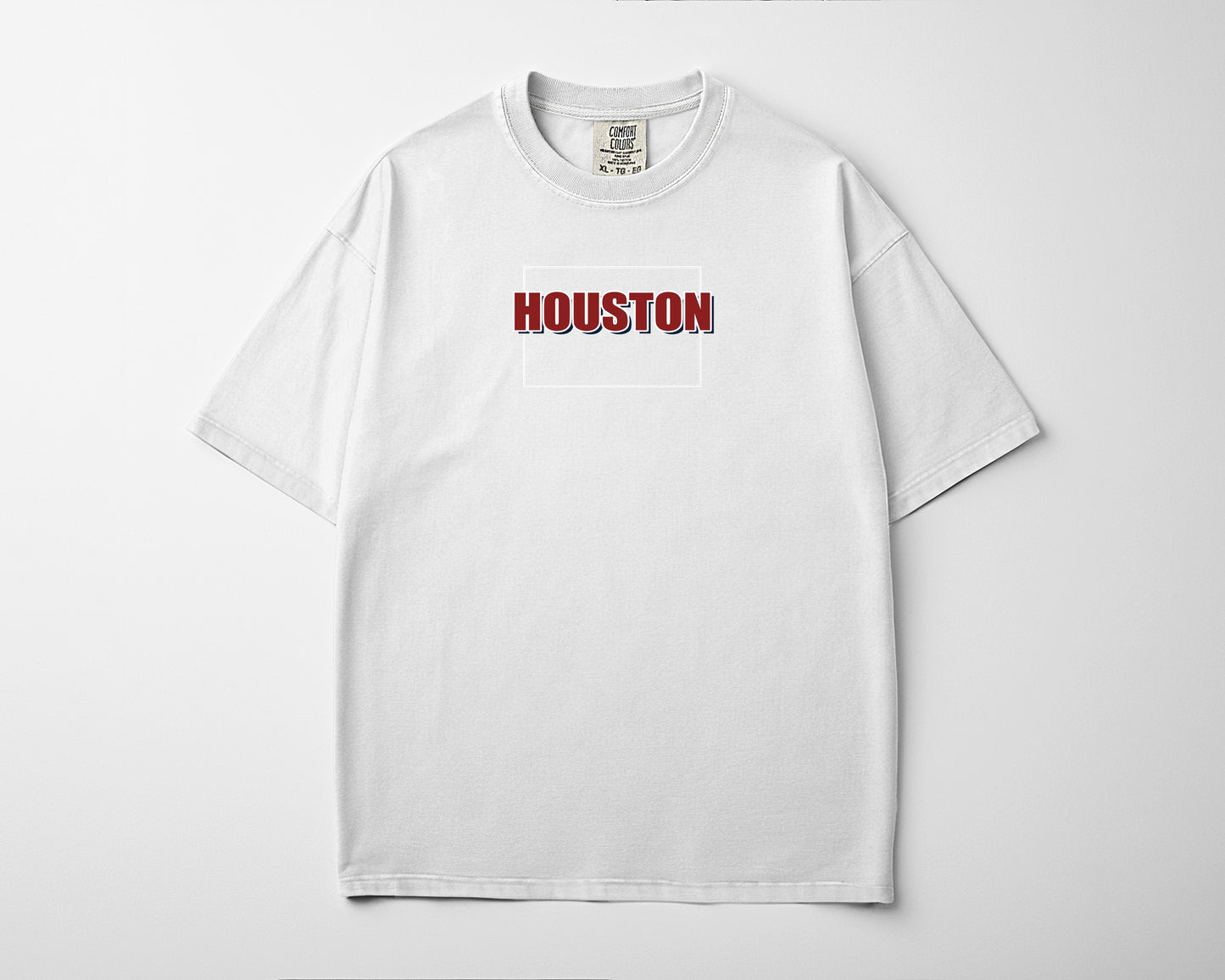 Houston Badge Block Tee V4
