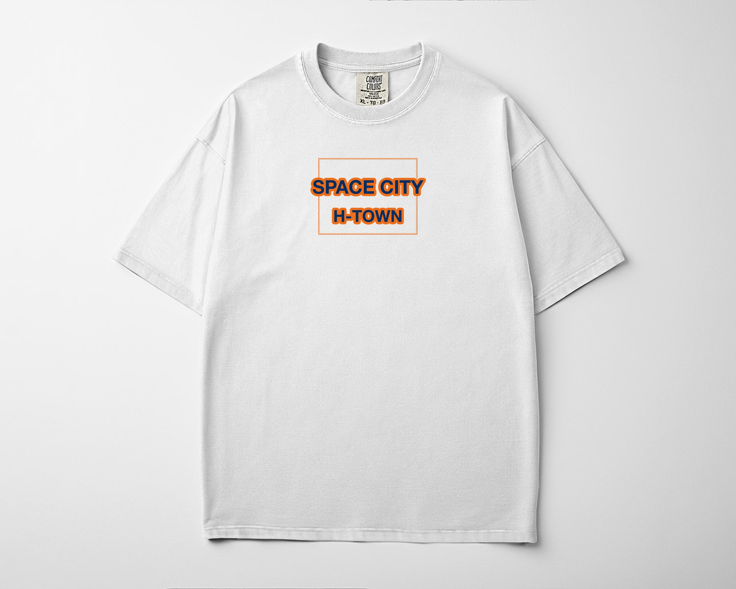 Space City Badge Block Tee
