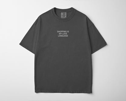 Shopping Is My Love Language Tee