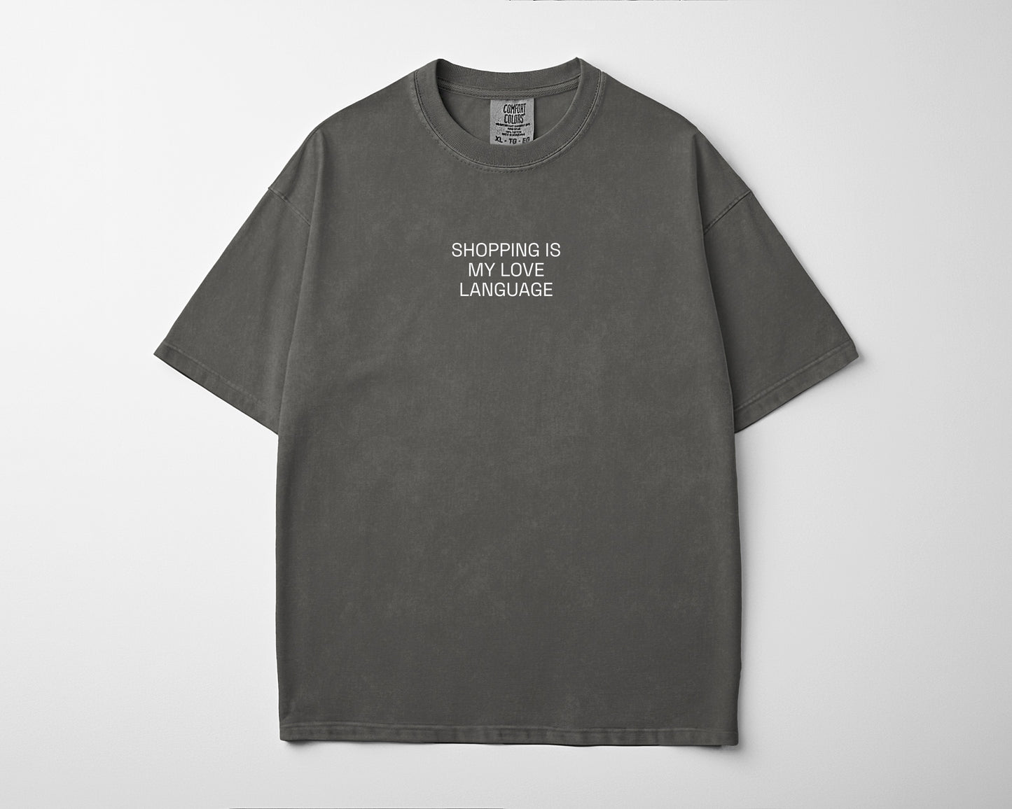 Shopping Is My Love Language Tee