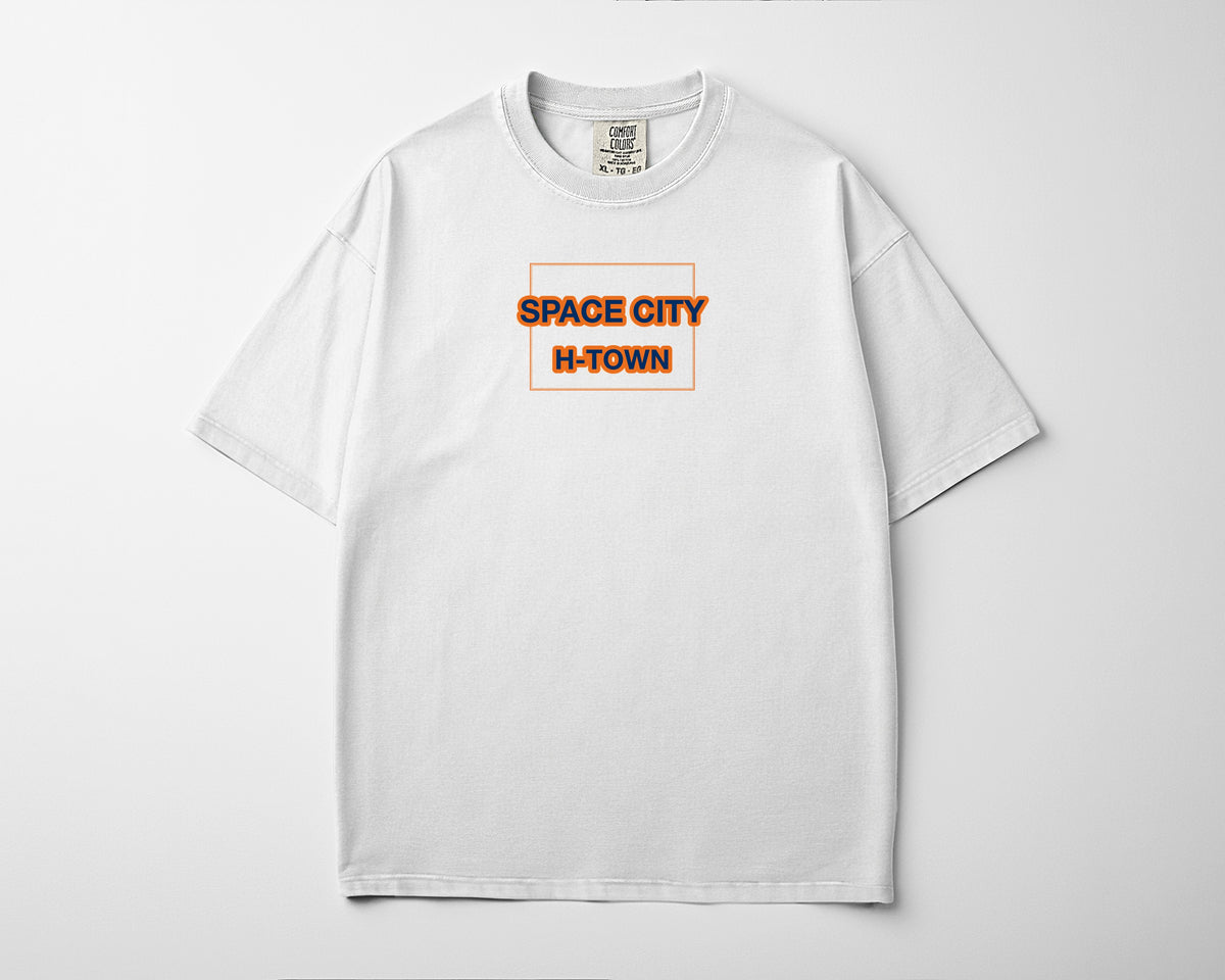 Space City Badge Block Tee