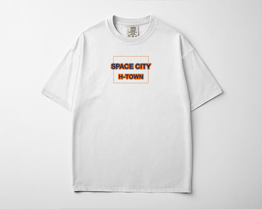 Space City Badge Block Tee